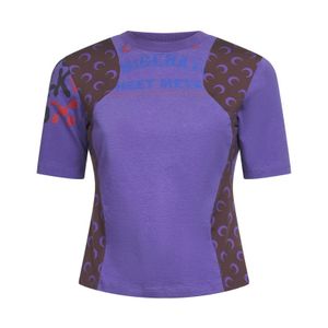 Marine Serre, Dames, Tops, Veelkleurig, Maat: L Jersey,