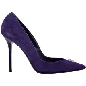 Philipp Plein, Dames, Schoenen, Paars, Maat: 41 EU Suède,