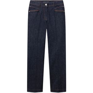 Luisa Cerano, Dames, Jeans, Blauw, Maat: S Katoen,