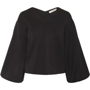 InWear, Dames, Blouses & Shirts, Zwart, Maat: 3XL