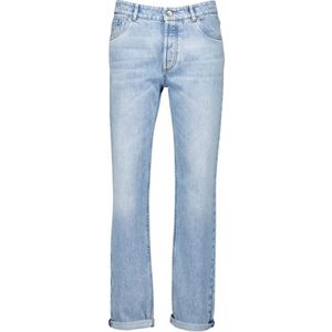 Brunello Cucinelli, Heren, Jeans, Blauw, Maat: 2XL Denim,