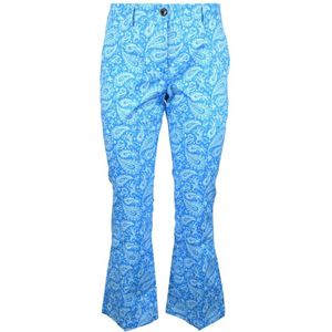 Another Label, Dames, Broeken, Blauw, Maat: XS Katoen,