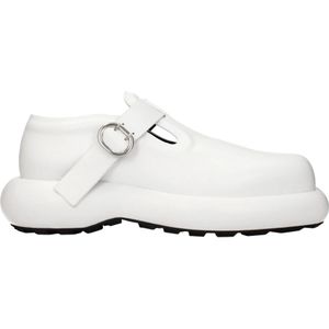 Jil Sander, Dames, Schoenen, Wit, Maat: 38 EU Leer,