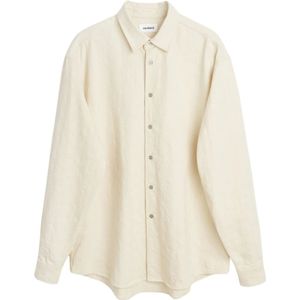 Soulland, Heren, Overhemden, Beige, Maat: S/M Katoen,