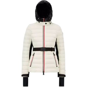 Moncler, Dames, Jassen, Wit, Maat: XS Polyamide,