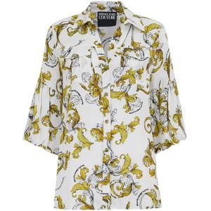 Versace Jeans Couture, Dames, Blouses & Shirts, Veelkleurig, Maat: M