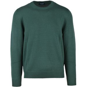 Drumohr, Heren, Truien, Groen, Maat: L Wol,