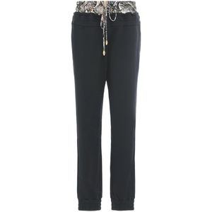 Just Cavalli, Dames, Broeken, Zwart, Maat: S Katoen,