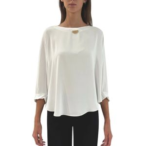 Joseph Ribkoff, Dames, Blouses & Shirts, Wit, Maat: L Poliester,