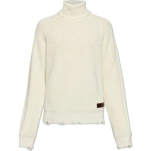 Dsquared2, Heren, Truien, Beige, Maat: L Wol,