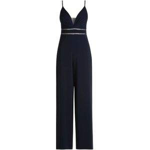 vera mont, Dames, Jumpsuits & Playsuits, Blauw, Maat: L Leer,