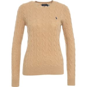 Polo Ralph Lauren, Dames, Truien, Beige, Maat: L Wol,