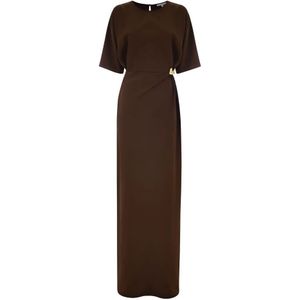 Kocca, Dames, Jurken, Bruin, Maat: XS