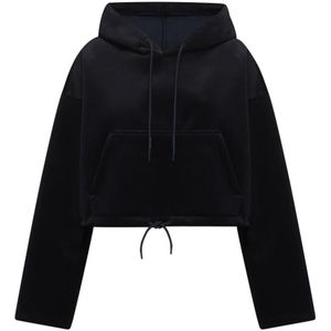 Golden Goose, Dames, Sweatshirts & Hoodies, Blauw, Maat: XS Katoen,