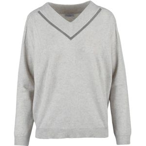 Brunello Cucinelli, Dames, Truien, Beige, Maat: S Kasjmier,