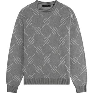 Daily Paper, Heren, Truien, Grijs, Maat: M Katoen,