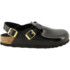Birkenstock, Dames, Schoenen, Zwart, Maat: 35 EU Leer,