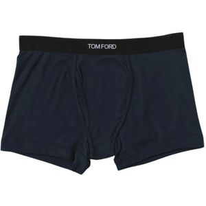 Tom Ford, Heren, Ondergoed, Blauw, Maat: S Katoen,