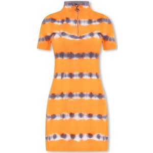 Diesel, Dames, Jurken, Oranje, Maat: XS Wol,