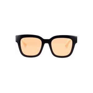 Gucci Minimalistische zonnebril Gg0998S 002 , Black , Dames , Maat: 52 MM