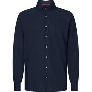 Calvin Klein, Heren, Overhemden, Blauw, Maat: 5XL