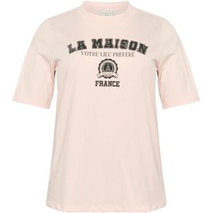 Kaffe Curve, Dames, Tops, Beige, Maat: S