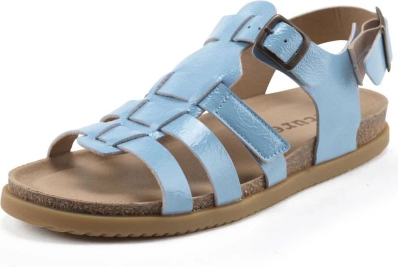 Nature Footwear - Mette Sandal Leer - Blauw - Leer