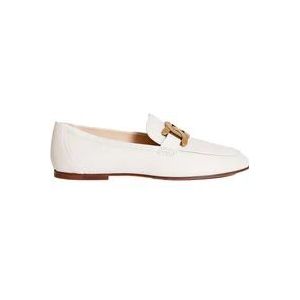 Tod's Leren Ketting Moccasin , Beige , Dames , Maat: 38 EU