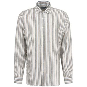 Bugatti, Heren, Overhemden, Veelkleurig, Maat: XL Linnen,