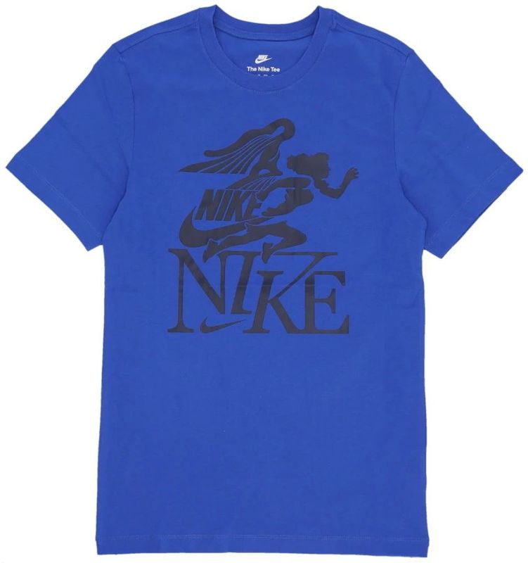 Nike, Heren, Tops, Blauw, Maat: XL Katoen,