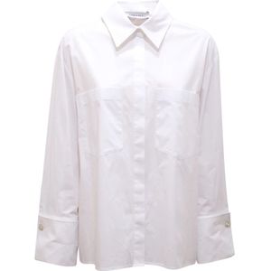 Emma&Gaia, Dames, Blouses & Shirts, Wit, Maat: S