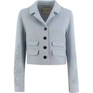 Ermanno Scervino, Dames, Jassen, Blauw, Maat: S