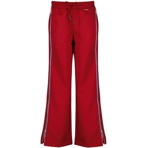 Rabanne, Dames, Broeken, Rood, Maat: S