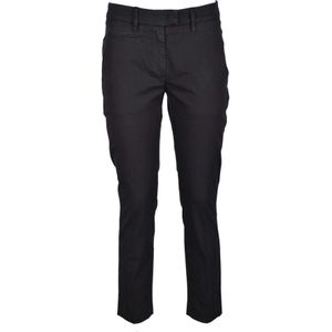 Dondup, Dames, Broeken, Zwart, Maat: W27 Katoen,
