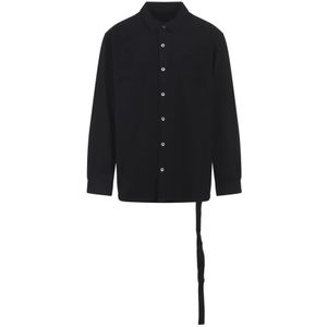 Rick Owens, Heren, Jassen, Zwart, Maat: M Katoen,