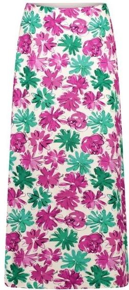 Fabienne Chapot - Floral A-lijn Midi Rok - Veelkleurig