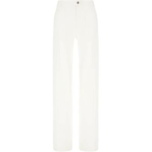 Ferragamo, Dames, Jeans, Wit, Maat: XS Denim,