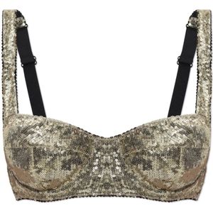 Dolce & Gabbana, Dames, Ondergoed, Geel, Maat: 85B EU