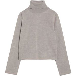 MM6 Maison Margiela, Dames, Truien, Beige, Maat: S Wol,