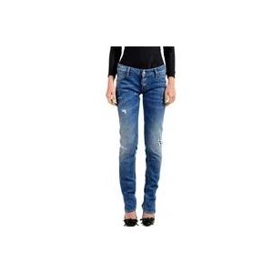 Dsquared2 Trendy Skinny Jeans voor Vrouwen , Blue , Dames , Maat: M