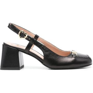 Love Moschino - Ballerina's - Zwart - Leer