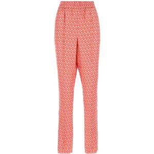 Ferragamo, Dames, Broeken, Rood, Maat: XS