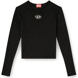 Diesel - T-Uncutie-Long-Ls-Od - T-Shirt - Zwart
