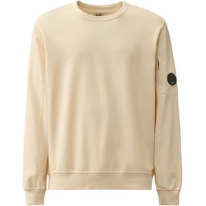 C.p. Company, Heren, Sweatshirts & Hoodies, Beige, Maat: M Katoen,