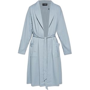 Hanro, Heren, Nachtkleding & Lounge, Blauw, Maat: L Katoen,