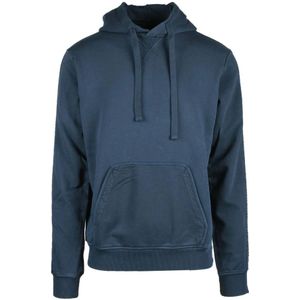 Bikkembergs, Heren, Sweatshirts & Hoodies, Blauw, Maat: 2XL Katoen,