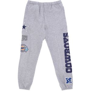 Mitchell & Ness, Heren, Broeken, Grijs, Maat: XL Fleece,