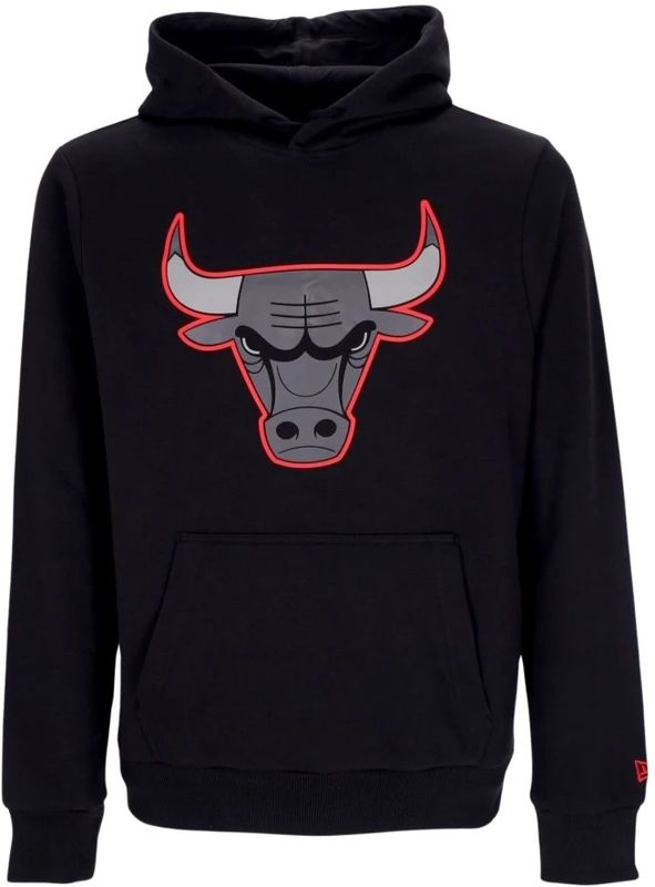 New Era - Chicago Bulls Outline Logo - Hoodie - Zwart - Katoen