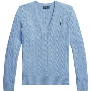 Ralph Lauren - Kimberly - Trui - Blauw - Wol - Lange Mouw