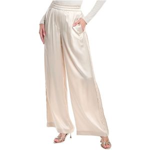 Brunello Cucinelli, Dames, Broeken, Beige, Maat: M